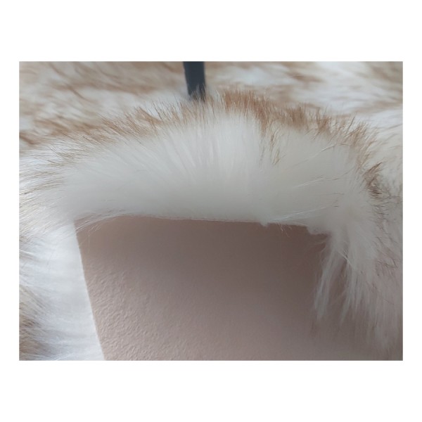 Super soft faux sheepskin round rug