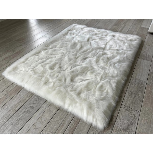 Super Soft Faux Sheepskin Rectangular Rug