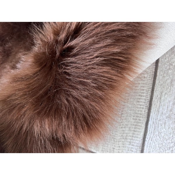 Brown Faux Wool Carpet