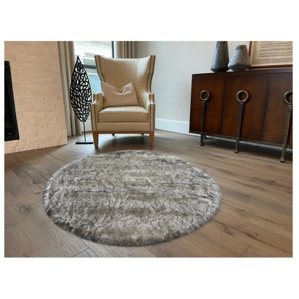 Lazy atmosphere faux wool...