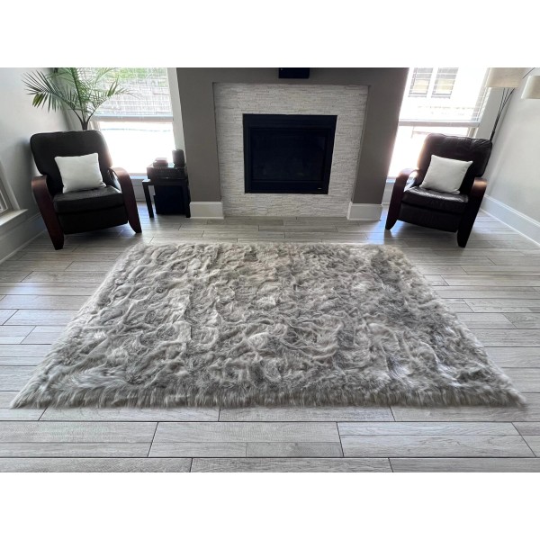 Faux Sheepskin Living Room Rug