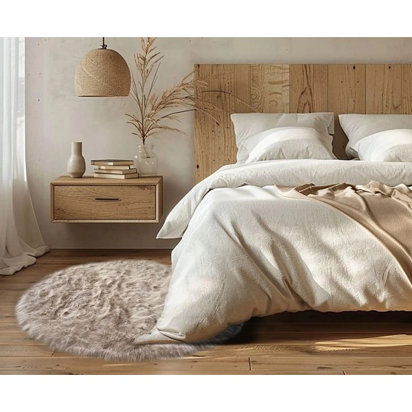 Aesthetic Space Faux Sheepskin Carpet